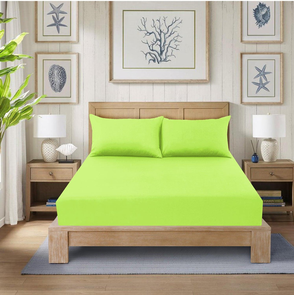 Hadi London 25cm Deep Fitted Sheet | Soft Microfibre Bed Sheet