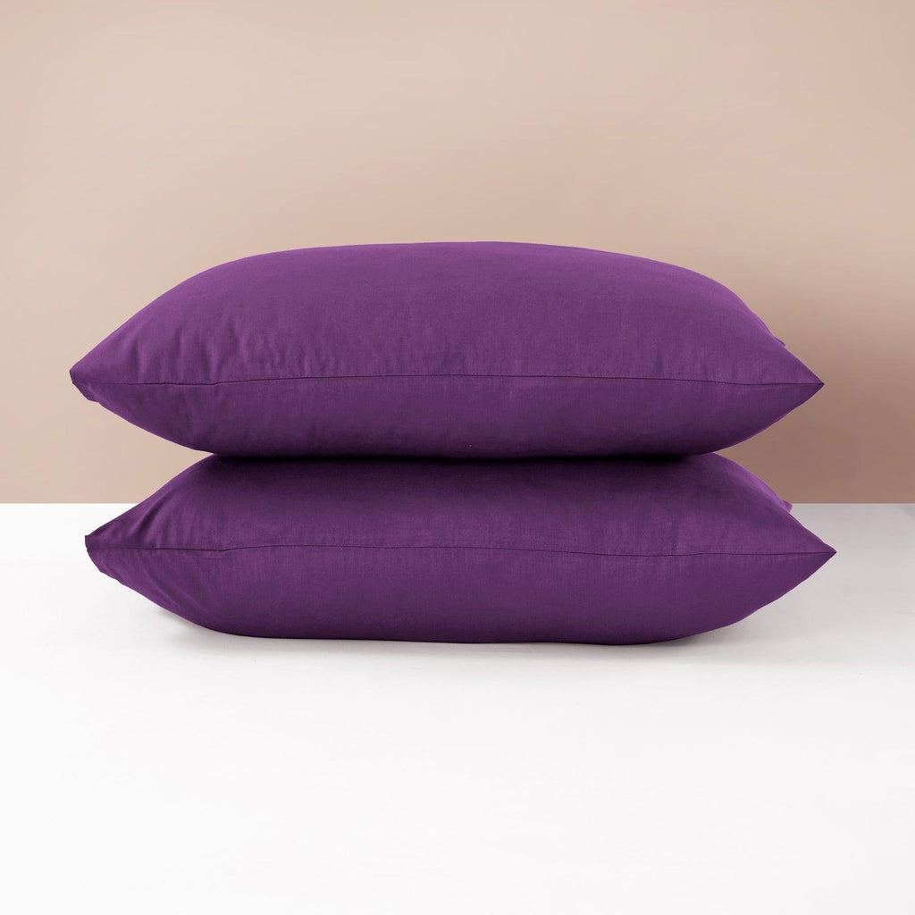 2 Pack Anti-Allergy Pillowcase | Hotel Quality Soft & Supportive Bed Pillows for Side, Back & Front Sleepers