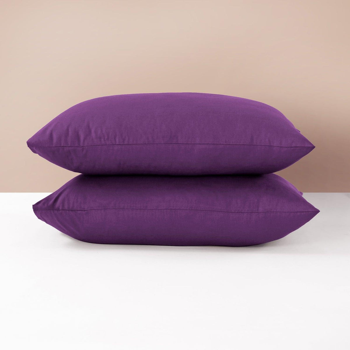 2 Pack Anti-Allergy Pillowcase | Hotel Quality Soft & Supportive Bed Pillows for Side, Back & Front Sleepers