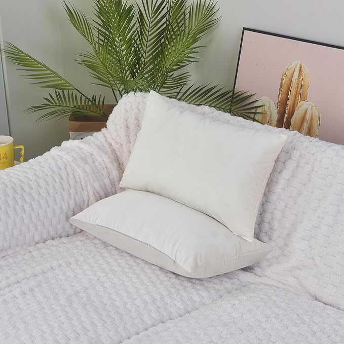 Hadi London Luxury Velvet Cushion Cover 30x51cm – Soft Rectangular Lumbar Pillow Cover for Sofa & Bed
