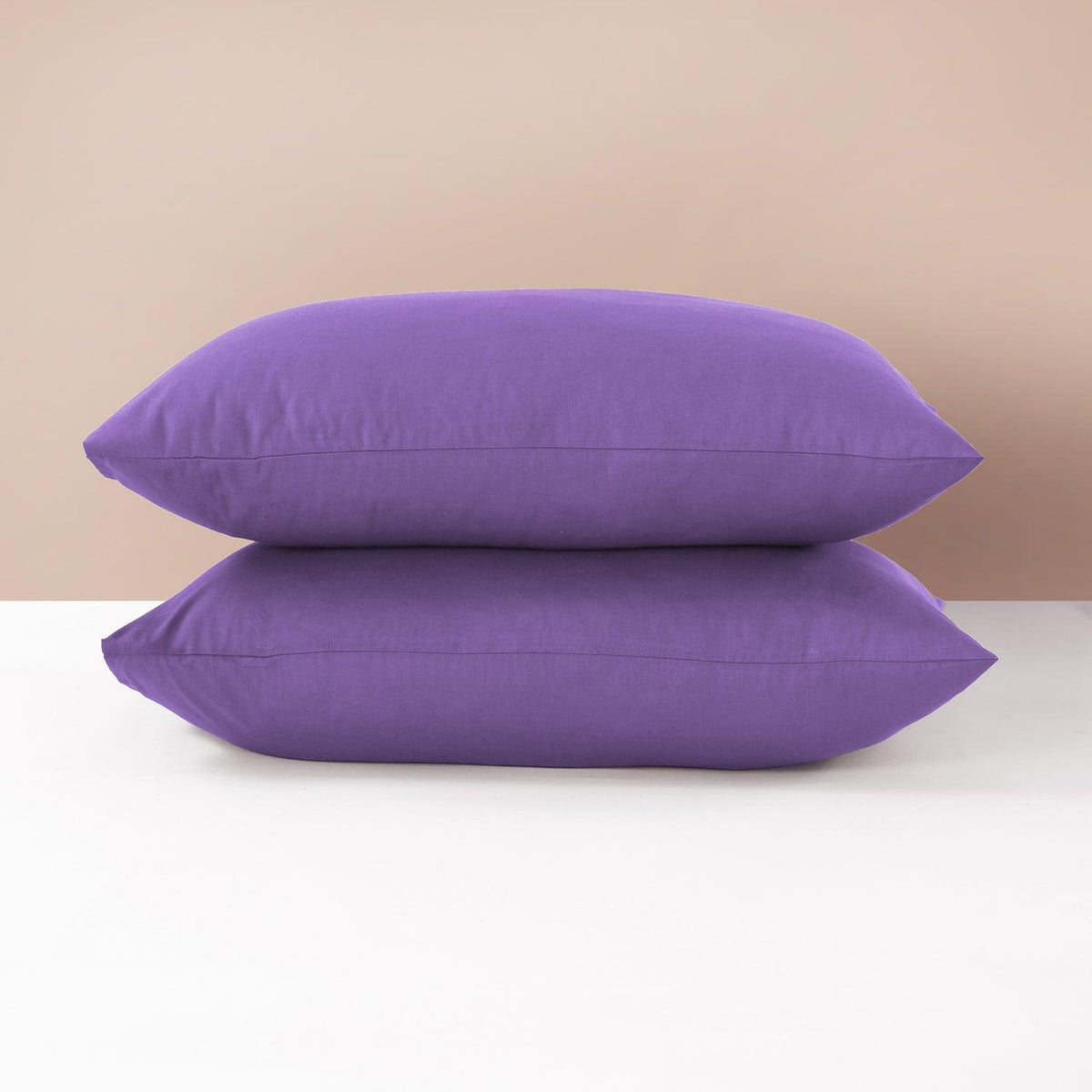 2 Pack Anti-Allergy Pillowcase | Hotel Quality Soft & Supportive Bed Pillows for Side, Back & Front Sleepers