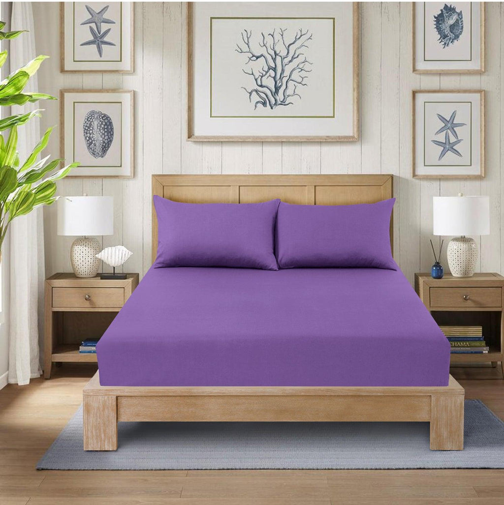 Extra Deep 40cm Fitted Sheet – Soft Polycotton Easy Care Mattress Sheet | Fade & Shrink Resistant