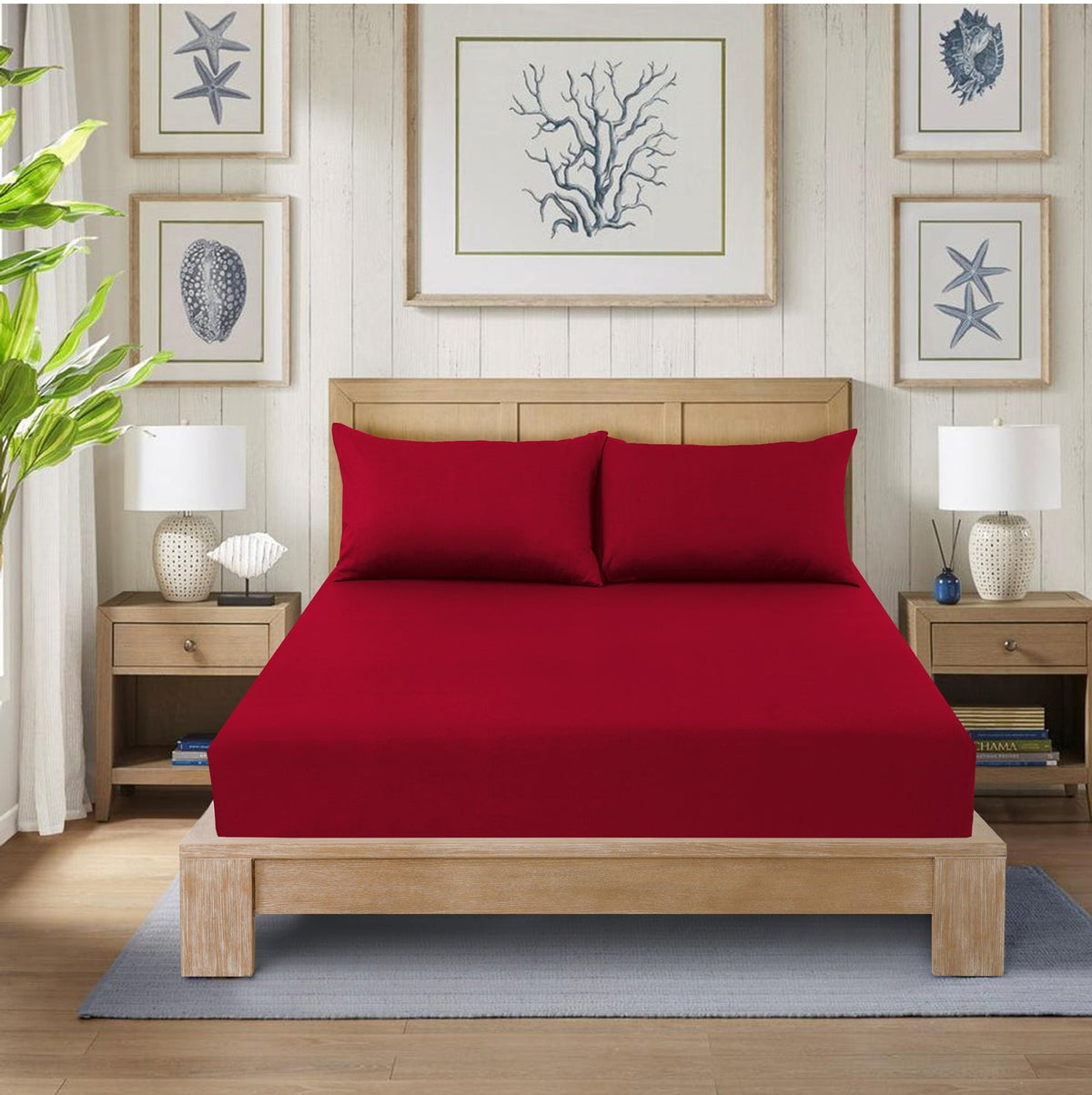 Extra Deep 40cm Fitted Sheet – Soft Polycotton Easy Care Mattress Sheet | Fade & Shrink Resistant