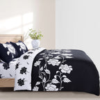 Hadi London 4 Piece Microfibre Bedding Set – Soft Duvet Cover, Fitted Sheet & Pillowcases | Single Double King Super King