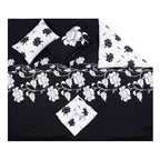 Hadi London 4 Piece Microfibre Bedding Set – Soft Duvet Cover, Fitted Sheet & Pillowcases | Single Double King Super King