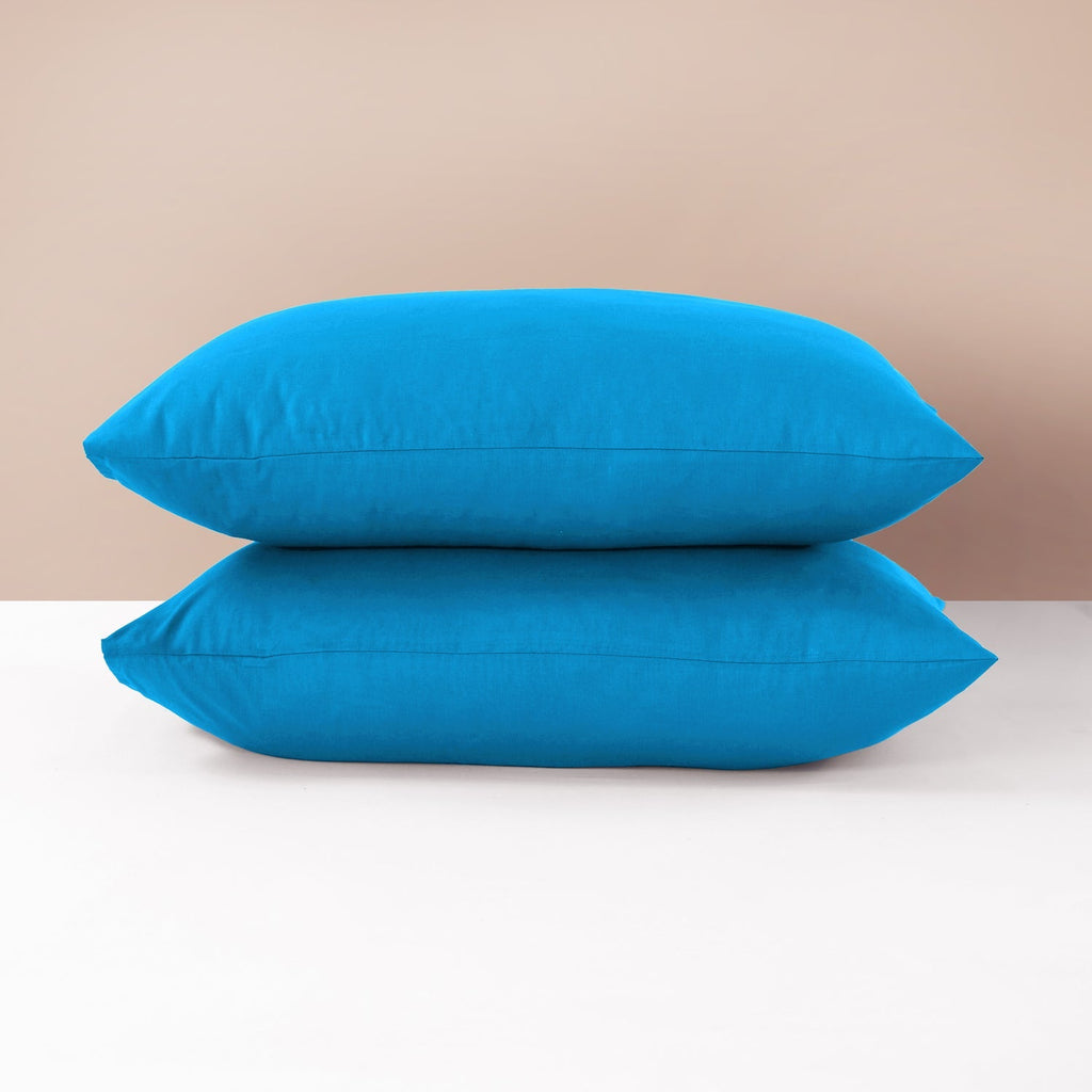 2 Pack Anti-Allergy Pillowcase | Hotel Quality Soft & Supportive Bed Pillows for Side, Back & Front Sleepers