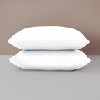 2 Pack Anti-Allergy Pillowcase | Hotel Quality Soft & Supportive Bed Pillows for Side, Back & Front Sleepers